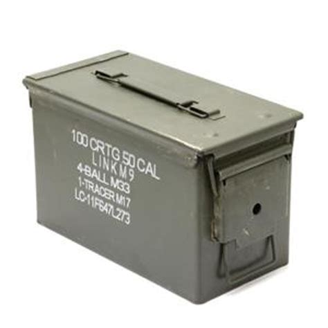 m2a1 metal ammo box|large 50 cal ammo can.